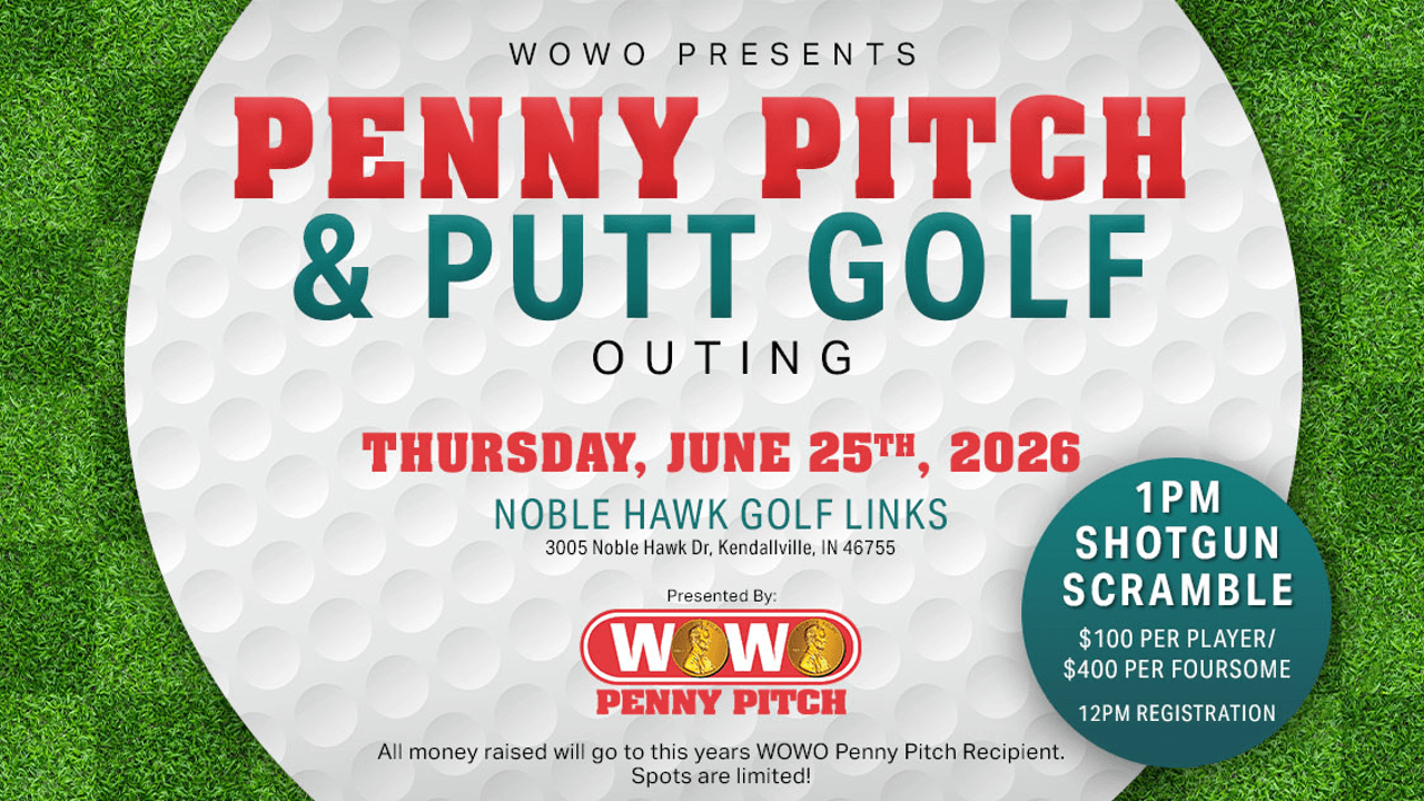 5th Annual WOWO Penny Pitch N' Putt Golf Outing set for June - WOWO News/Talk 92.3 FM and 1190 AM