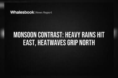 Monsoon Contrast: Heavy Rains Hit East, Heatwaves Grip North
