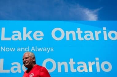 Ontario Answers Trump's 'Lake America' with 'Lake Ontario' Sign