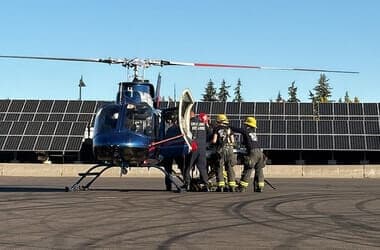Pedestrian flown to hospital with serious injuries after Hillsboro crash