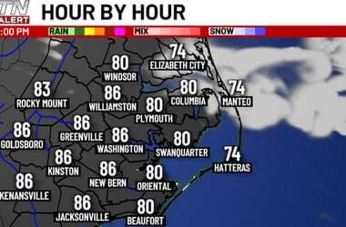 Feeling like summer through Friday, with record highs possible