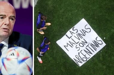 Argentina could be fined by FIFA for displaying political banner in World Cup semi-final win over England: Reports